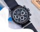 Swiss Grade Copy Rolex Daytona Black Demon Nylon Strap Watch A7750 Movement (2)_th.jpg